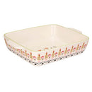 Painted Table Ceramic Roasting Dish 33cm