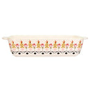 Painted Table Ceramic Roasting Dish 33cm