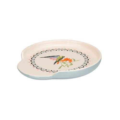 Painted Table Ceramic Spoon Rest