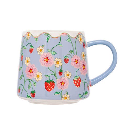 Strawberry Blue Billie Mug
