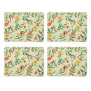 Summer Birds Set of 4 Cork Backed Placemats