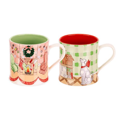 Dolls House Set of 2 Mollie Mugs