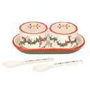 Christmas Condiment Dish Set