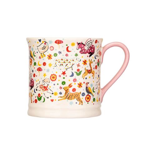 CK Christmas Folky Friends Mug Cream