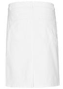 Denim Skirt - White