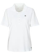 Plain Short Sleeve Polo Shirt - White