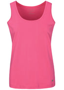 Round Neck Sleeveless Top - Pink