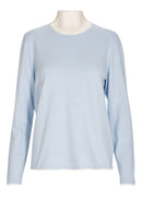 Plain Round Neck Jumper - Blue