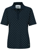 Dots Short Sleeve Polo Shirt - Marine