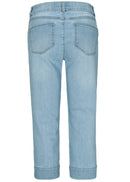 7/8 Length Capri Jeans - Light Denim