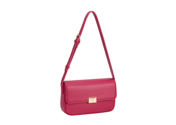 Handbag - Dark Rose Red