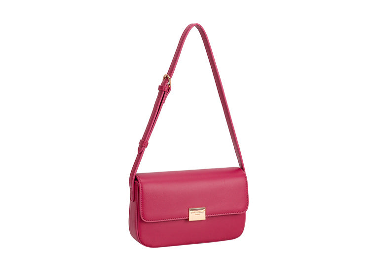 Handbag - Dark Rose Red
