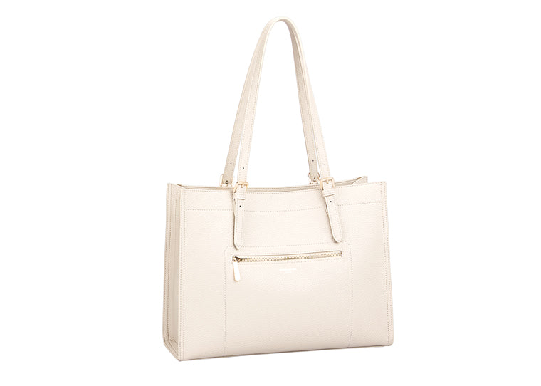 Work Organiser Bag - Creamy White