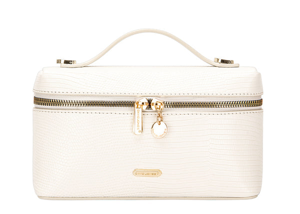 Small Croc Occasion Grab - White