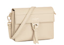 Small Square Half Flap Bag - Creamy White