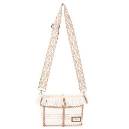 Textile Crossbody - Creamy White