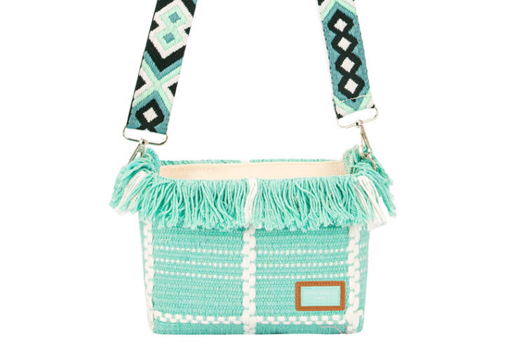 Textile Crossbody - Green