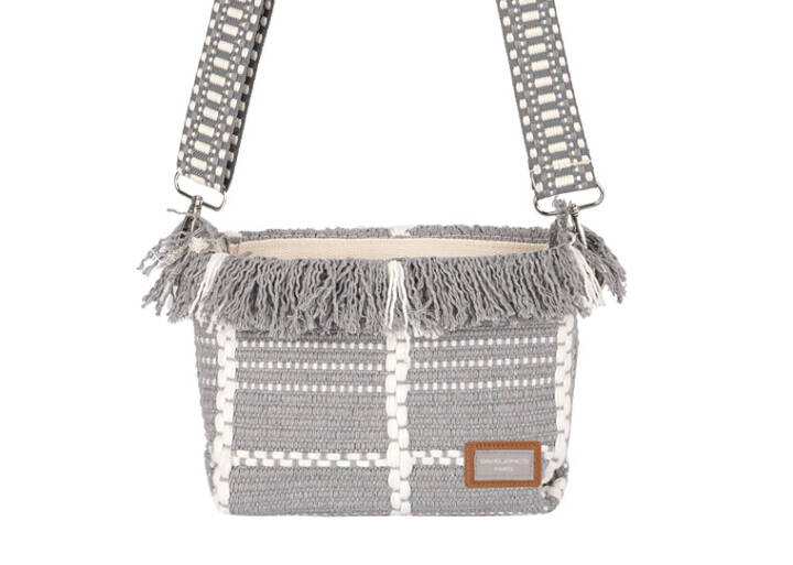 Textile Crossbody - Grey