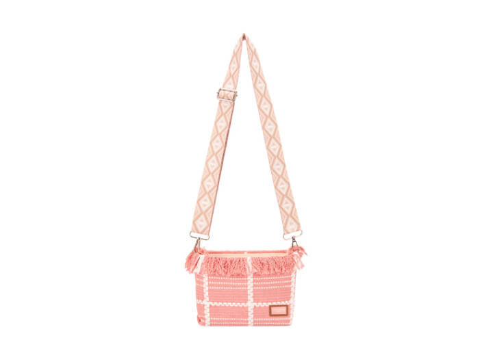Textile Crossbody - Pink