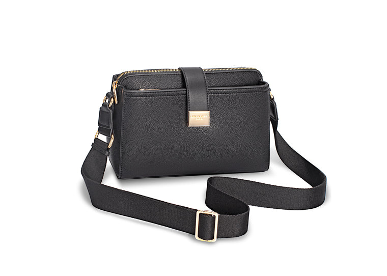 Multi Pocket Long Shoulder - Black