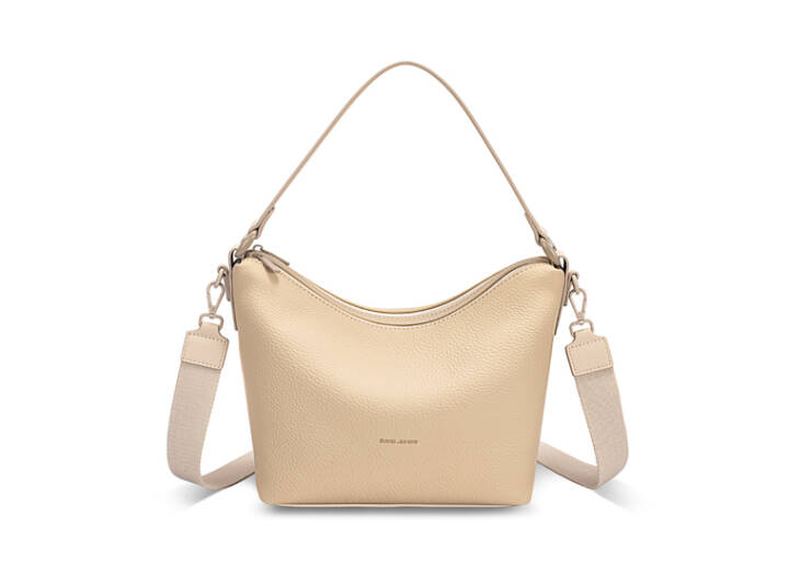 Short Slouchy Shoulder - Beige