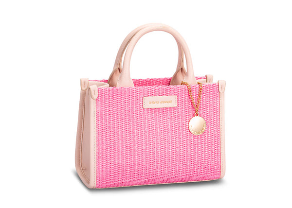 Straw Twin Handle Grab - Scallop Shell