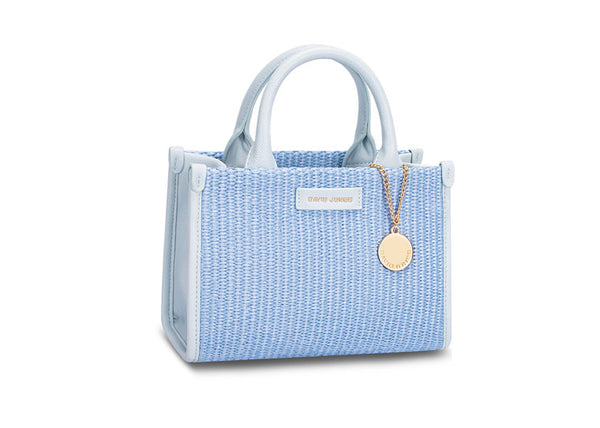 Straw Twin Handle Grab - Starlight Blue