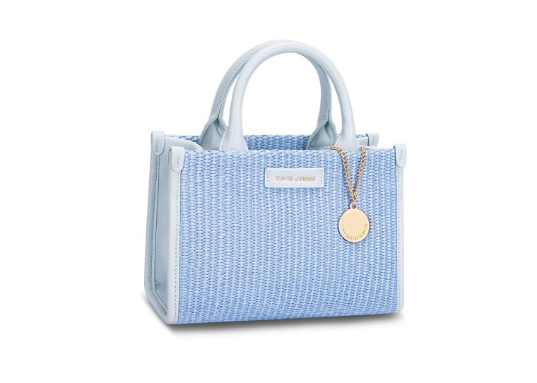 Straw Twin Handle Grab - Starlight Blue