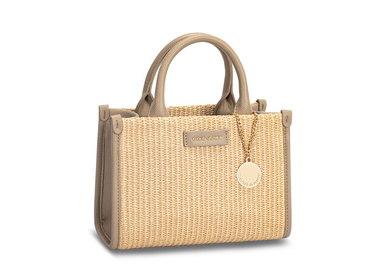 Straw Twin Handle Grab - Taos Taupe