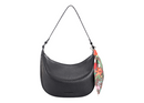 Simple Short Shoulder Bag - Black
