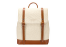 Canvas Effect Backpack - Beige