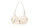 Multi Pocket Shoulder Bag - Almond Milk