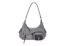 Multi Pocket Shoulder Bag - Black