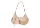 Multi Pocket Shoulder Bag - Camel