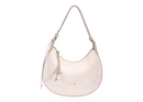 Faux Suede Shoulder Bag - Coconut Cream
