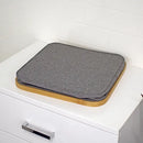 Cotswold Grey & Bamboo Storage Tray with 4 Compartments