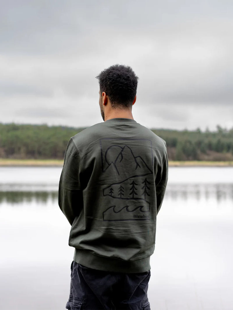 Alpine Crew Sweatshirt - Forest