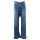 Cristal Wide Leg Jean - Mid Wash