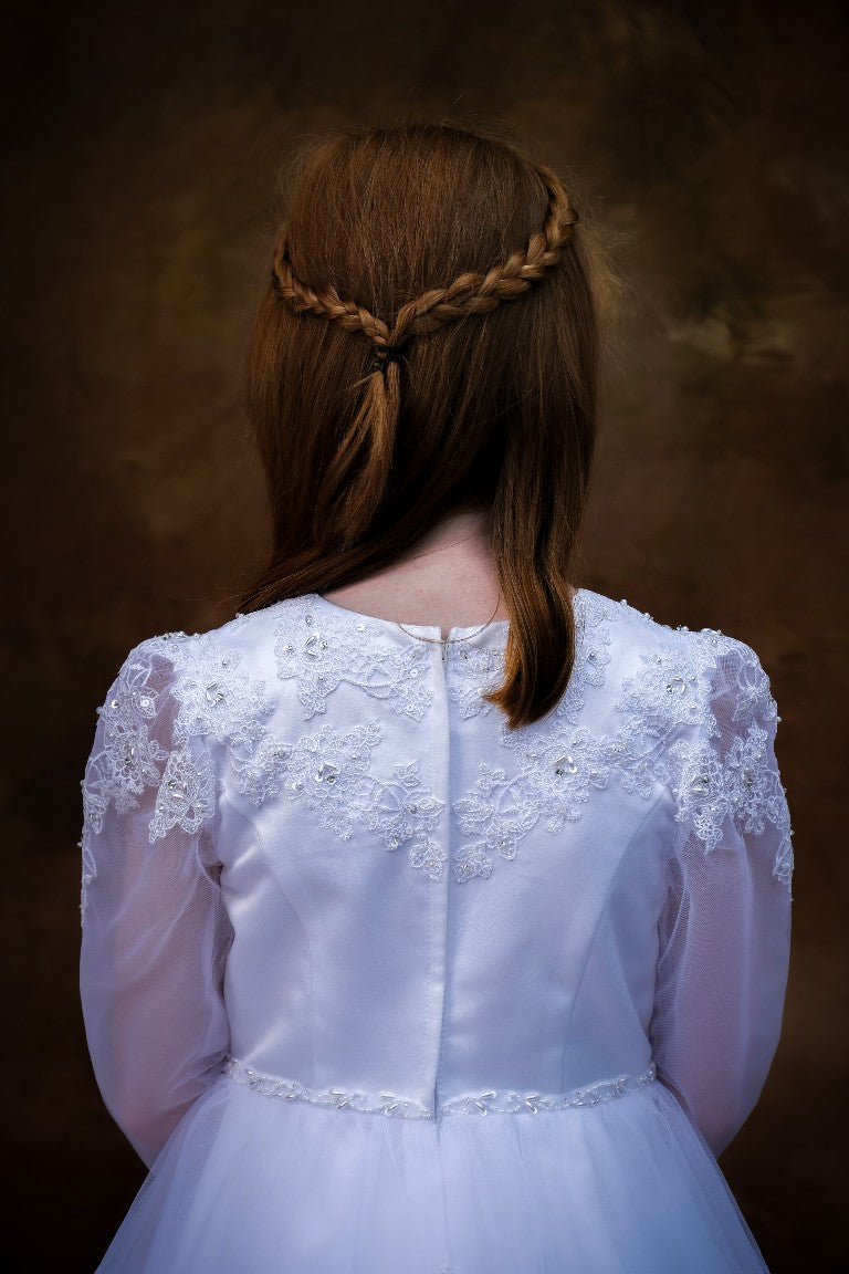 Rois Communion Dress - White