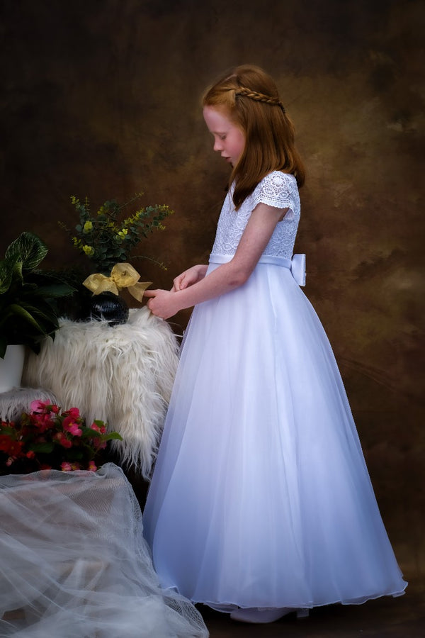 Siofra Communion Dress - White