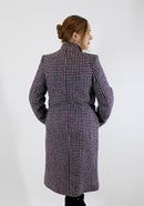 Lapel Check Coat - Bisquit