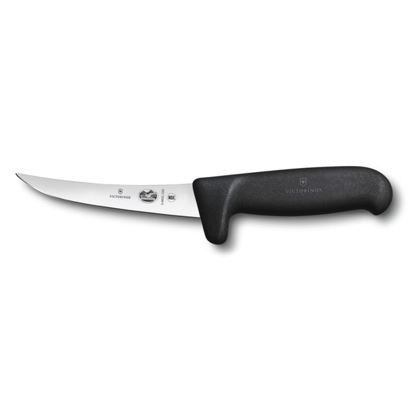 15cm Boning Knife Curved Blade - Black