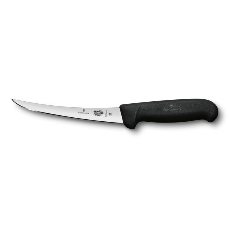 15cm Curved Boning Knife - Black
