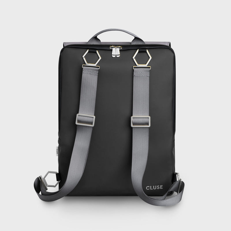 Le Réversible Backpack Dark Grey & Silver