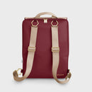 Le Réversible Backpack Bordeaux & Beige