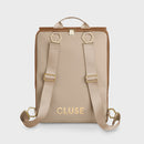 Le Réversible Backpack Camel Beige & Gold