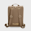 Le Réversible Backpack Beige Dark Brown & Gold