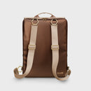 Le Réversible Backpack Metallic Brown, Beige & Gold