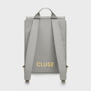 Nuitée Backpack - Light Grey & Gold