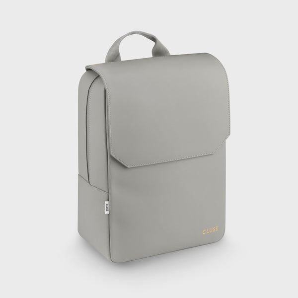 Nuitée Backpack - Light Grey & Gold
